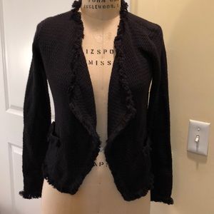 Loft cardigan with fringe